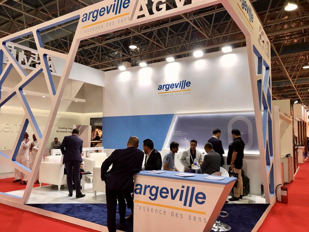 Argeville booth at Beautyword 2019